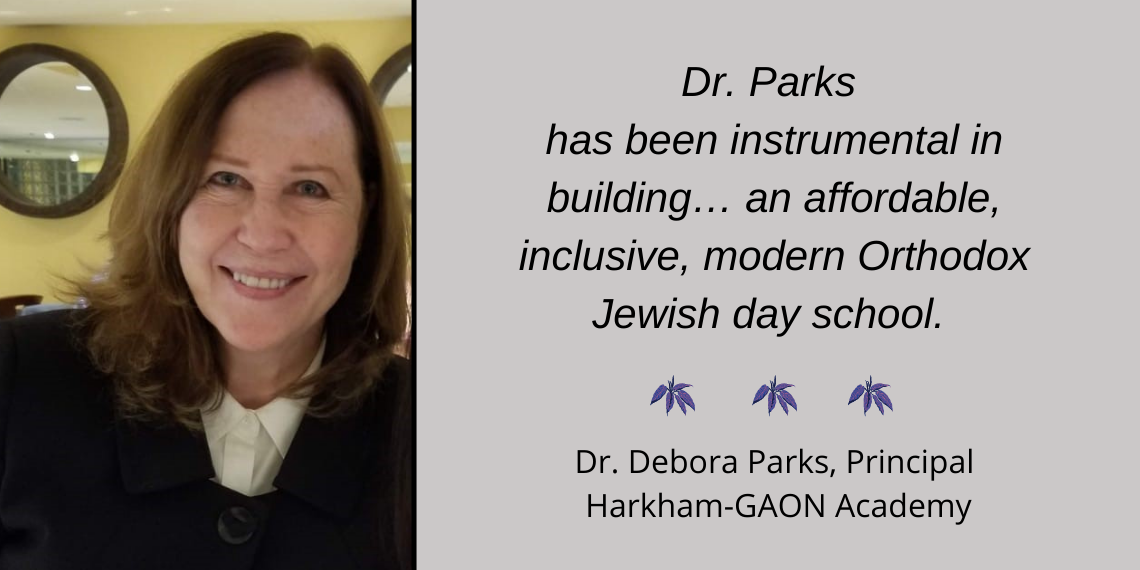 Dr. Deborah Parks Principal at Harkham Gaon