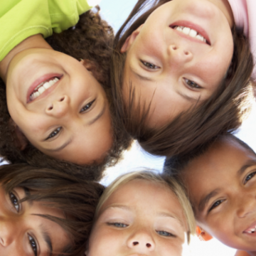 smiling childrens faces