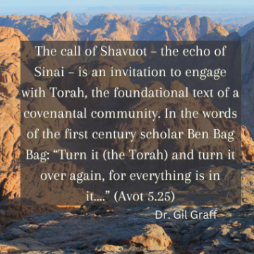 Mt. Sinai and quote