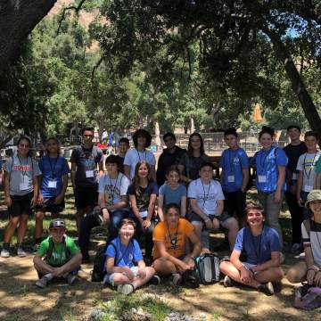 Group shot of Teen Service Corps