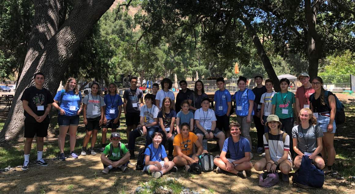 Group shot of Teen Service Corps