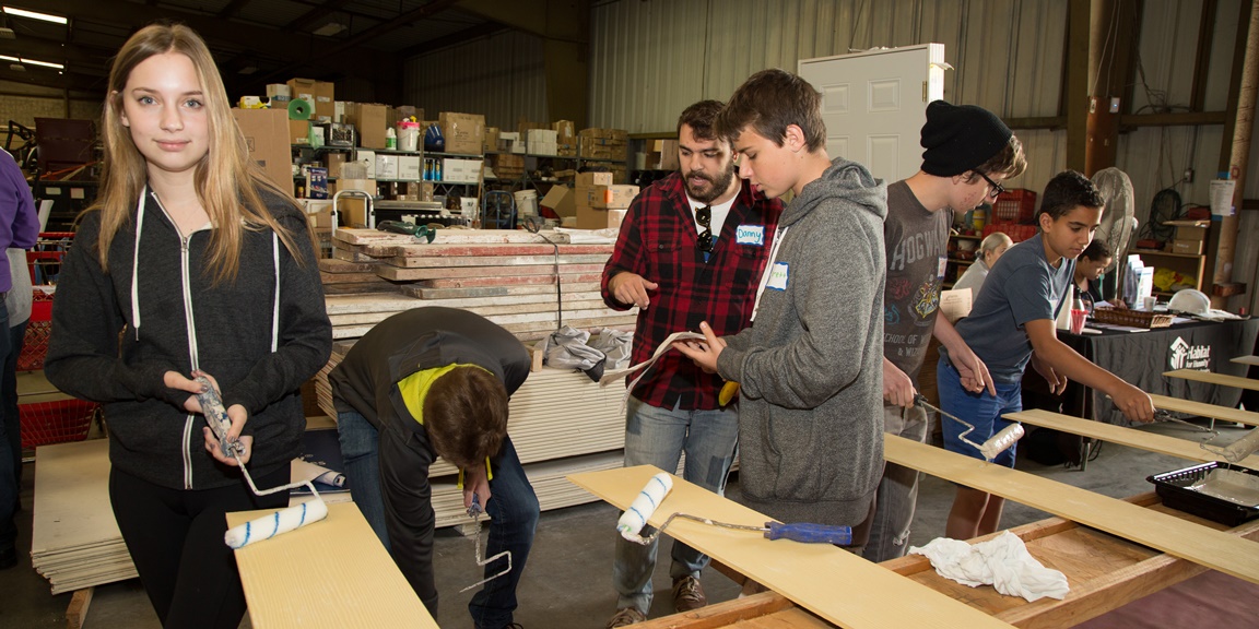 BJE Impact at Habitat for Humanity - building homes BJE Impact at Habitat for Humanity - building homes
