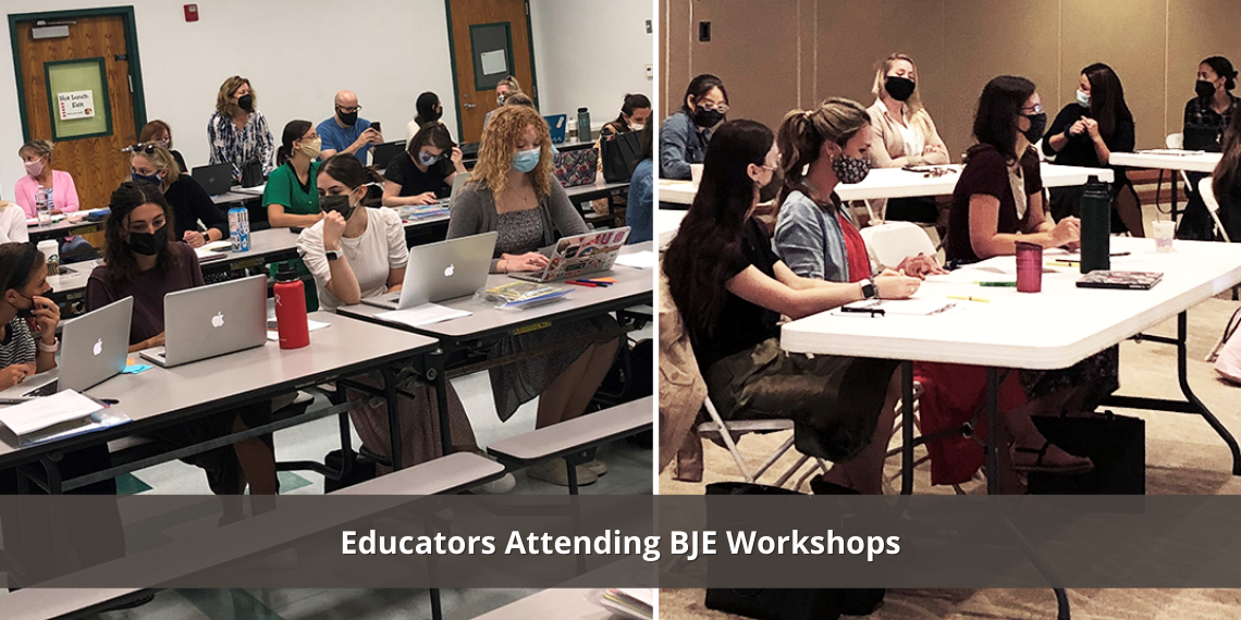 eduators attending bje workshops