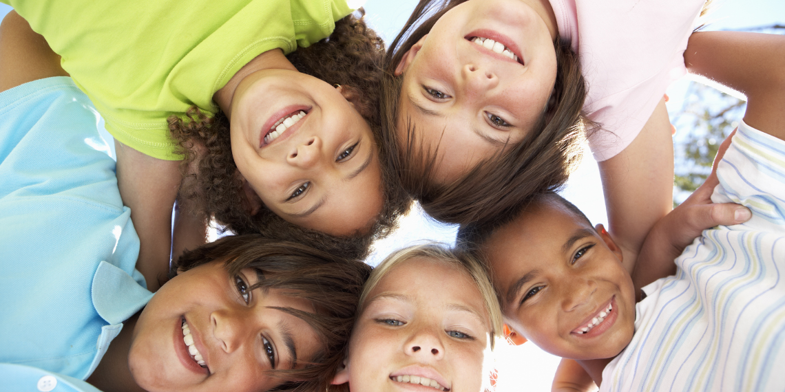 children smiling